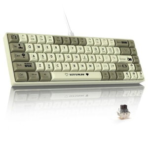 MAMBASNAKExAJAZZ AK680 �L���Q�[�~���O�L�[�{�[�h ���� �y�� ���J�j�J���L�[�{�[�h �z�b�g�X���b�v�Ή� ���^68�L�[ RGB�Ɩ� �{�[���^�L�[�L���b�v EVA�T���h�C�b�` WIN/MAC/ANDROID�Ή� �\�O���[