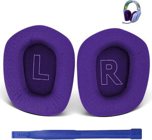 G733イヤーパッドヘッドホンパッド交換パッドヘッドホン交換用パッド通気性メッシュメモリーフォームイヤーマフforLogicoolGG733/G535/G335ゲームイヤホンズ用