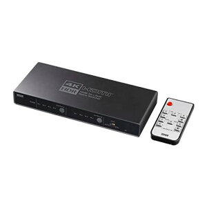 サンワサプライHDMIマトリックス切替器(4入力・2出力)4K・HDR・光デジタル出力付きSW-HDR42H