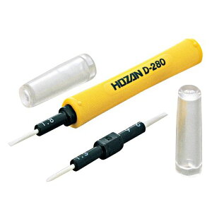 ホーザン(HOZAN)差替セラミック調整ドライバー完全非磁性調整ドライバー全長145mm半固定ボリューム、コンデンサの調整にD-280