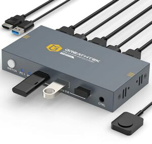 KVMXCb`HDMI21oUSB3.0KVMؑ֊p\R2䃂j^[1؂ւ4K@60Hzp\Rؑ֊ɂ3{USB|[gLL[{[hƃ}EX