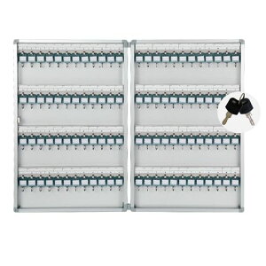 QD-SGMPキーボックス壁掛式おしゃれ96鍵大容量鍵収納キーボックス金属製鍵管理ロック付きコンパクトオフィス寮不動産企業適用手提金庫キーボックコンパクト省スペース防犯96キー(37.8*6*57.4)