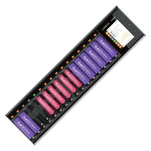 LIMETA R16 AA AAA�o�b�e�� 16�{�����[�d�\ �P�O �P�l �[�d�r�[ �[�d�� - ���d�@�\��LCD�f�B�X�v���C���ڂ̋}���[�d�� - �j�b�P�����fNiMH�ANiCd�ANiZn�d�r�ȂǂɑΉ� �A�v���o�R�̃t�@�[���E�F�c