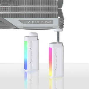 EZDIY-FAB �O���{�X�e�[ GPU�X�e�[ �ėp�r�f�I�J�[�h�z���_�[ �O���{�x�� 5V 3�s��ARGB���� �A���~�� ����ݖh�~ �� - 1�p�b�N