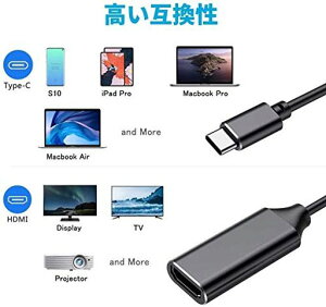 Vasoom USB Type C HDMI �����P�[�u�� 4K�r�f�I�Ή� �P�[�u�� TV,�f�B�X�v���C,���j�^�[�p MacBook/MacBook Air/MacBook Pro/Galaxy S10 S10+ S9