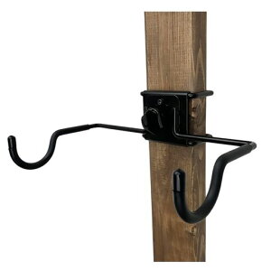 和気産業(WakiSangyo)壁面収納突っ張りWALIST-ONEウォリストワン自転車ハンガー室内保管クロスバイク半つや黒18x29.5x11.5cmW1-011