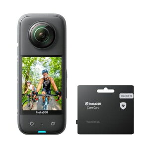 Insta360 X3 |360�x�J���� �A�N�V�����J���� �V�^1/2�C���`48MP�Z���T�[ IPX8�h�� 5.7K360�x���� 72MP360�x�ʐ^ ��u���␳ �A�N�e�B�uHDR 4K��l�̎��_ 60fps���B�� 360�x�����ێ� AI�ҏW