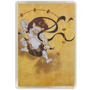 (Styleneo)御朱印帳御城印帳カバー付き160x109mm御城印御朱印蛇腹納経帳(風神雷神)