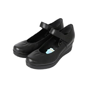 【全品10倍 300円〜OFFクーポン 10/27まで】First Contact ファーストコンタクト 39046 厚底ウェッジソール パンプス エナメル ワンストラップ コンフォートシューズ レディース 5.5cmヒール 2E 幅広 マ