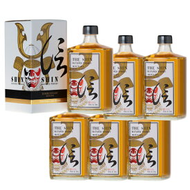 【ラッピング対応】信 アルコール43度 ブレンデッドウイスキー ミズナラ 700ml 1本 1ケース セット お中元 モルト グレーン ウイスキー 人気 化粧箱入り 父の日 誕生日 忍蒸留所 ジャパニーズオーク 熟成 飲み比べ プレゼント ギフト お祝い ジャパニーズウイスキー 業務用