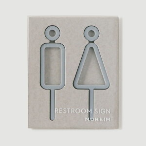 MOHEIM SIGNS RESTROOM 2pcs / O[ ( gCTC vX`bN AN Vz Vzj EH[XebJ[ X ItBX i Vv  tȒP TC v[g sNgO 