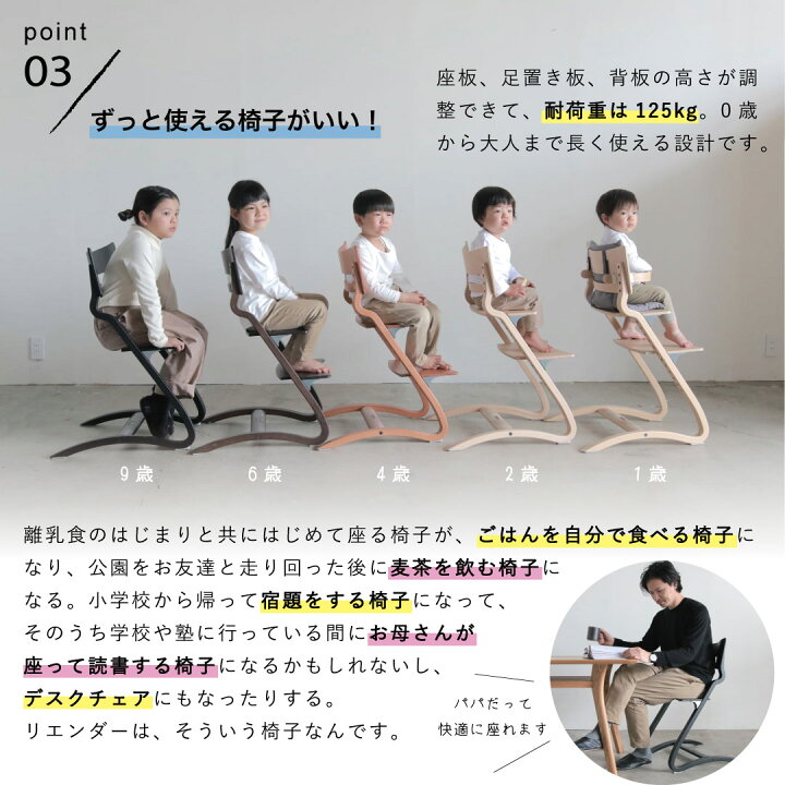 楽天市場】【P10倍】【在庫有 即納可】リエンダー Leander ハイチェア  