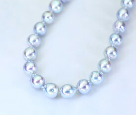 【楽天市場】ナチュラルブルー 真珠ネックレスの通販