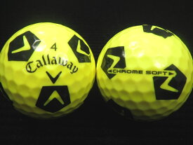 ランク2 Callaway キャロウェイ CHROME SOFT TRUVIS シェブロン 18年モデル イエロー×ブラック 【あす楽対応_近畿】【中古】