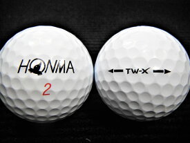 ランク1 特選ロスト HONMA ホンマ TW−X 18年モデル ホワイト 中古　ゴルフボール ロストボール　カラーボールあす楽対応