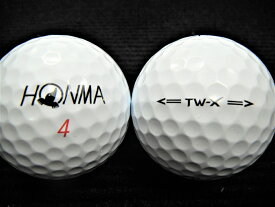ランク1 特選ロスト HONMA ホンマ TW−X 19年モデル ホワイト 中古　ゴルフボール ロストボール　カラーボールあす楽対応
