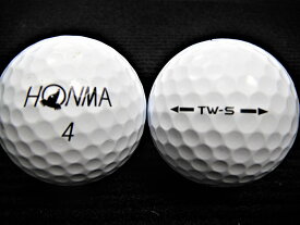 ランク1 特選ロスト HONMA ホンマ TW−S 19年モデル ホワイト 中古　ゴルフボール ロストボール　カラーボールあす楽対応