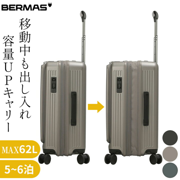 楽天市場】スーツケース M サイズ L サイズ フロント オープン 
