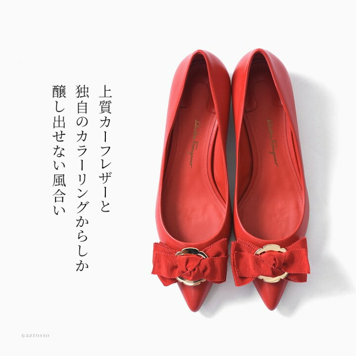 楽天市場】フェラガモ パンプス TALLA Salvatore Ferragamo レディース 