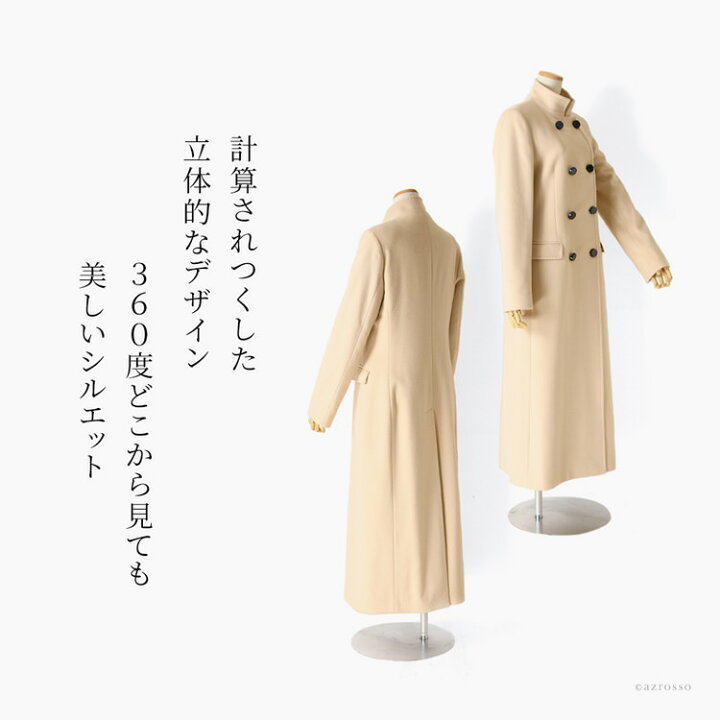 楽天市場】イタリア製 カシミヤ コート レディース 冬 きれいめ ウール  