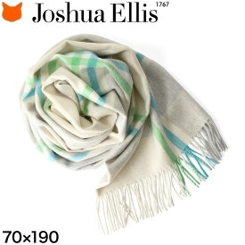 カシミヤ ストール 大判 厚手 タータンチェック カシミア 100% カシミヤストール ブランド ジョシュアエリス joshua ellis カシミアストール レディース ロング マフラー フリンジ アイボリー ホワイト 白 チェック柄 大きめ おしゃれ 女性 プレゼント 母の日 ギフト 義母