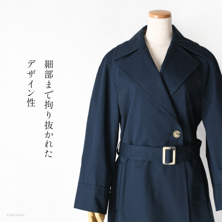 楽天市場】トレンチコート レディース 春 コート ミドル丈 晴雨兼用 