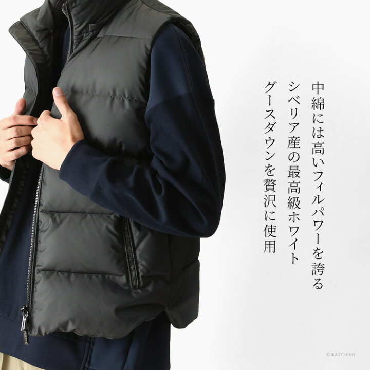 楽天市場】ムーレー MOORER ダウンベスト メンズ ダウン 袖なし FIRE 