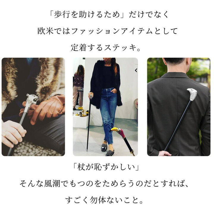 楽天市場】ステッキ 杖 おしゃれ かっこいい 一本杖 セッター犬  
