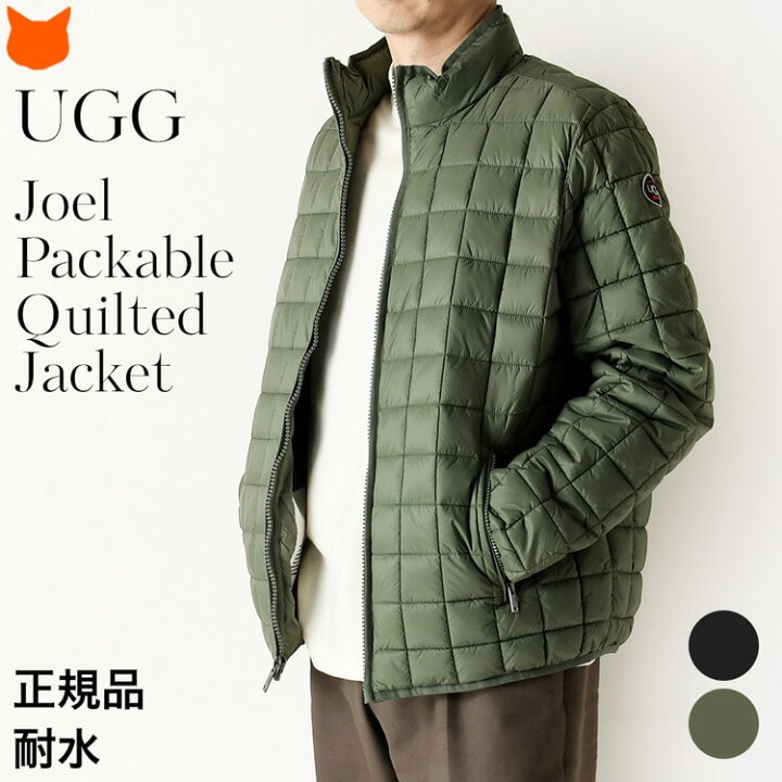 楽天市場】UGG キルティング ジャケット メンズ アウター アグ 軽量 黒 