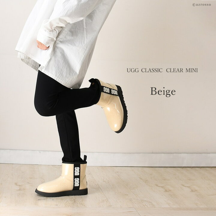 楽天市場】UGG アグ クラシック クリア ミニ 完全防水 レインブーツ 