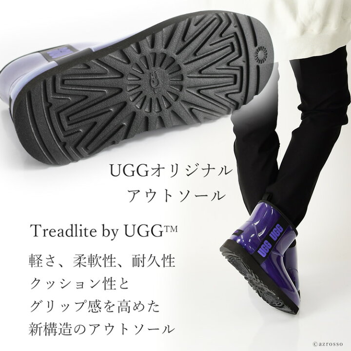 楽天市場】UGG アグ クラシック クリア ミニ 完全防水 レインブーツ 
