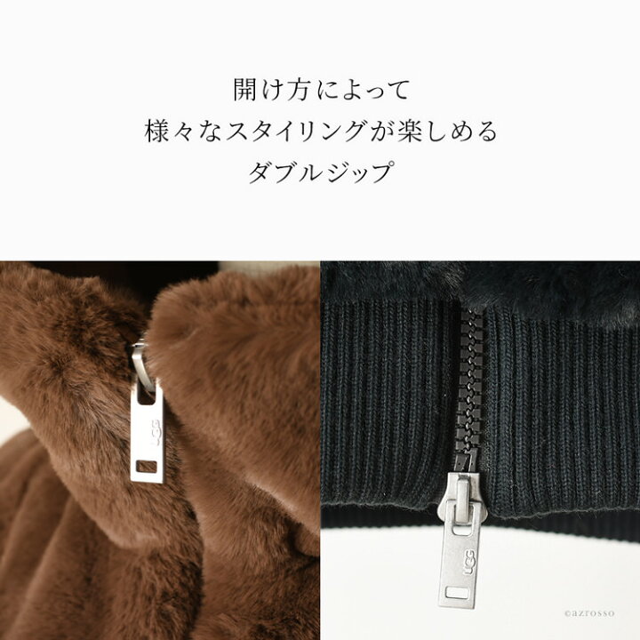 楽天市場】UGG ファーコート モコモコ コート レディース ダウン 