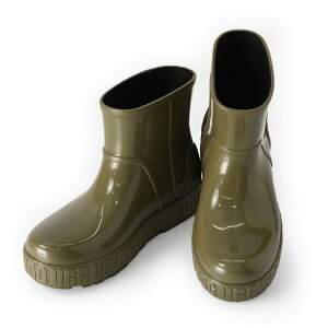 正規品 UGG レインブーツ ショート ブーツ レディース おしゃれ ブランド 雨 靴 黒 ブラック 緑 カーキ オリーブ Drizlita アグ ブーツ 正規品 ドリズリータ 1125731 梅雨 レインシューズ 完全 防水