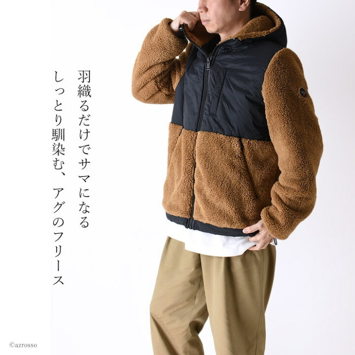 楽天市場】フリース ジャケット メンズ アウター UGG アグ ジップ 