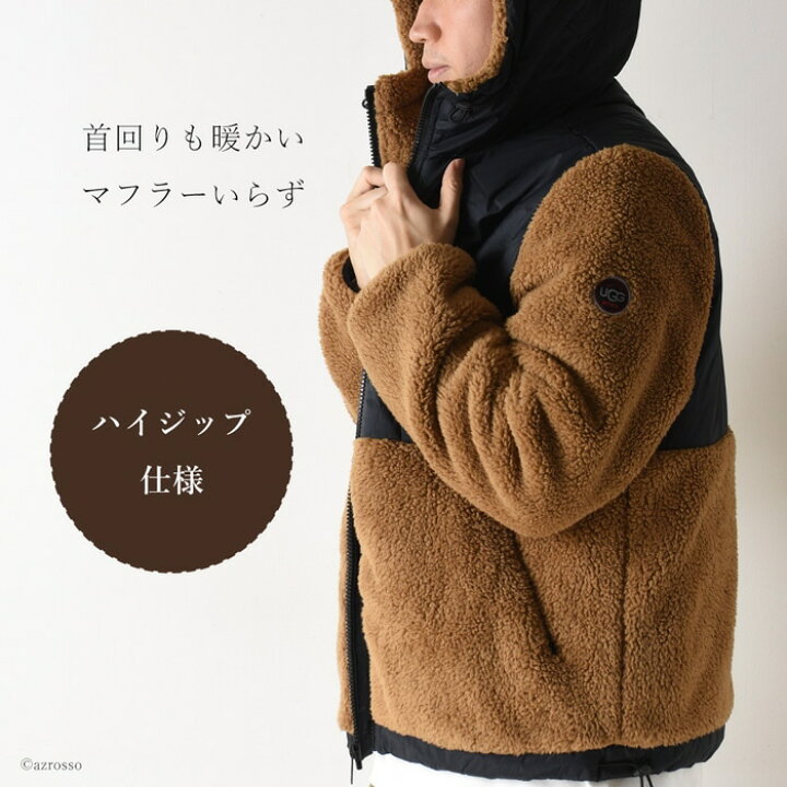 楽天市場】フリース ジャケット メンズ アウター UGG アグ ジップ 