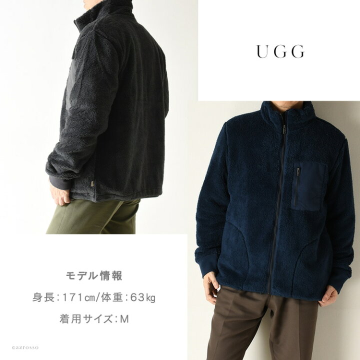 楽天市場】UGG アグ フリース ボア ジャケット ボア ブルゾン メンズ 