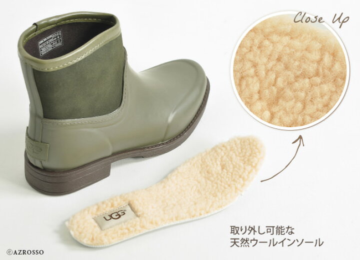 楽天市場】UGG レインブーツ ショート丈 チェルシー レディース ブーツ 