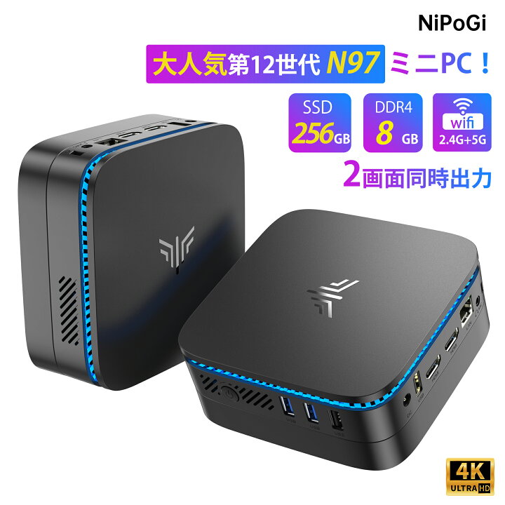 楽天市場】【本日限定全店舗15％OFF】ミニPC 【最新第12世代 ミニpc 