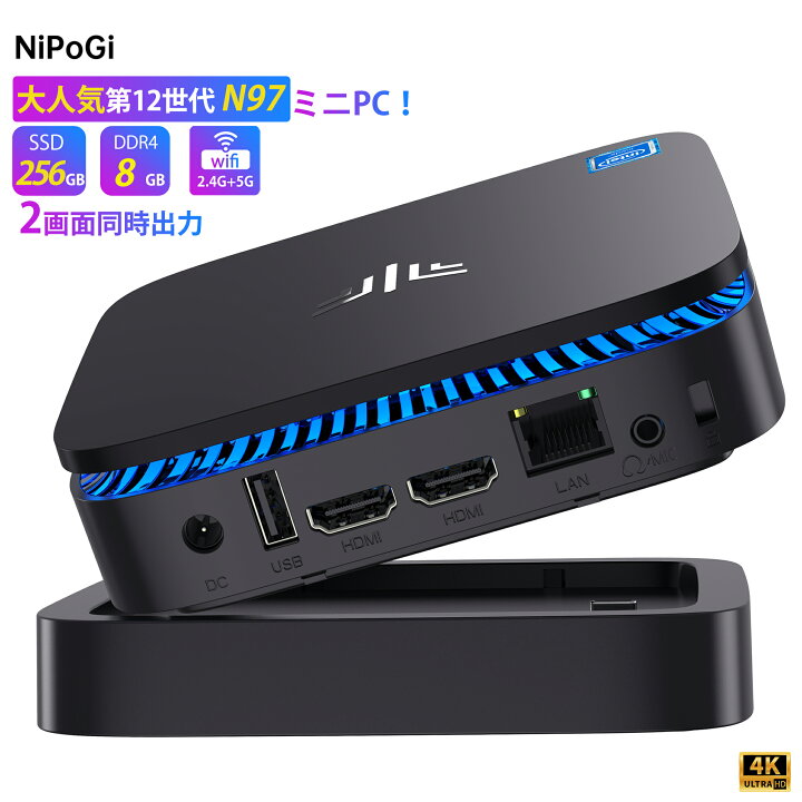 楽天市場】【5日間限定全店舗10％OFF】ミニPC 【最新第12世代 ミニpc 