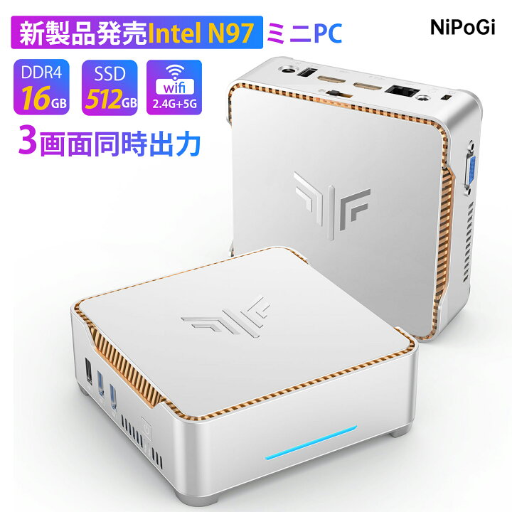 楽天市場】【5日間限定全店舗10％OFF】ミニpc n97 ミニパソコン mini 