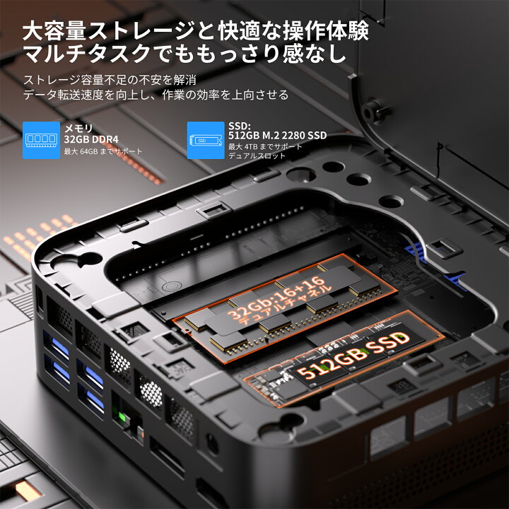 楽天市場】【期間限定12,000円オフ】 ゲーミング AMD Ryzen7 5825U 