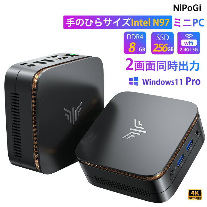 楽天市場】【SS期間限定10％OFF】ミニPC 【最新第12世代 ミニpc N97 
