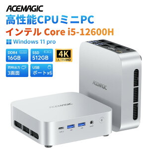 �y5������18,000�~�I�t�N�[�|���z �Q�[�~���O �C���e�� Core i5-12600H �~�jpc �V�ŏ��^�Q�[�~���Opc 4.5GHz 12C16T �~�jpc 16GB/32GB DDR4 512GB/1TB M.2 SSD mini pc ���� WiFi 6 BT5.2 Win11PRO TDP45W 4K60Hz 3��ʏo�� ���^pc