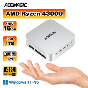 �y�{������15%�I�t�z oem key�ۏ؁y6���B���z �~�jpc AMD Ryzen? 4300U �V�ŏ��^�Q�[�~���Opc �ő�3.7GHz 4C4T �~�jpc ������ 16GB 256GB/512GB/1TB SSD mini pc 4K@60Hz 3��ʏo�� ���^pc�É� WiFi 5 BT4.2 USB3.2×6/HDMI/Type-C 