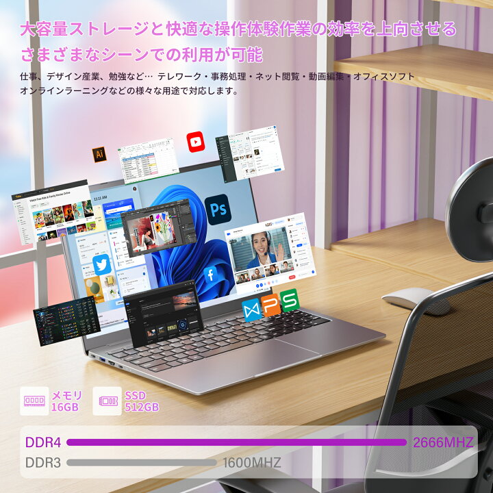 楽天市場】【期間限定10％オフ】 ノートパソコン ノートPC 第12世代 