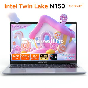 Office m[gp\R m[gPC 12 Intel Twin Lake N150 16GB DDR4 SSD 512GB 3.6GHz Windows11PRO 15.6C` tHD IPSt WiFi5 BT5.0 USB3.2 TypeC HDMI pt@ É w v[g S
