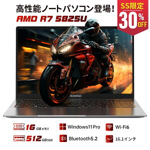 ySS30It85,800~57,800~zACEMAGIC m[gp\R Vi AMD Ryzen 7 5700U 16.1C`IPSt tHD 16GB DDR4 SSD 512GB Windows11Pro WiFi-6 BT5.0 HDMI MÉ FHD1080P/IPSLp/WebJ