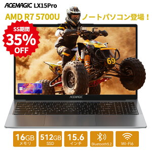 yVi85,800~55,770~zACEMAGIC m[gp\R Vi AMD Ryzen 7 5700U 15.6C`IPSt tHD 16GB DDR4 SSD 512GB Windows11Pro WiFi-6 BT5.0 HDMI MÉ FHD1080P/IPSLp/WebJ