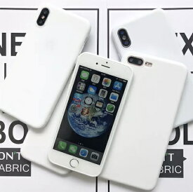 スマホケース iPhone ケース 保護フィルムセット ホワイト なめらか iPhoneSE2 iPhoneSE3 iPhoneX/Xs iPhone8/8Plus iPhone7/7s iPhone7Plus/7sPlus iPhone6/6s iPhone6Plus/6sPlus アイホン アイフォン 送料無料