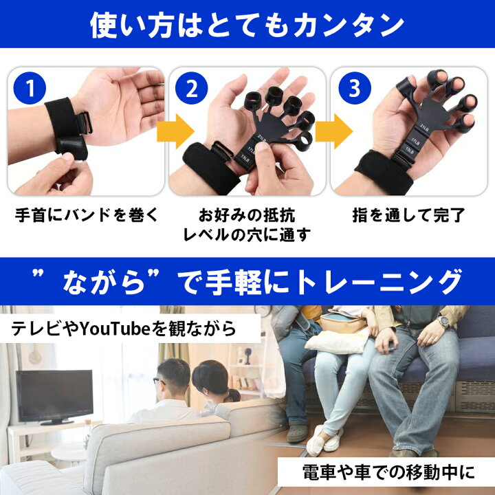 楽天市場】【2個セット】 フィンガートレーナー フィンガーパワー 